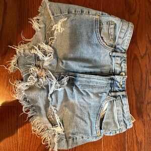 Zara light wash Jean shorts